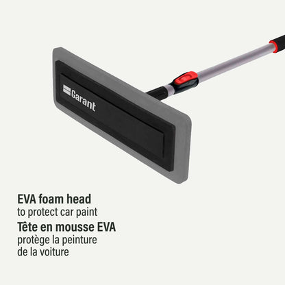 Balai à neige télescopique anti-égratignures avec tête pivotante 56 po