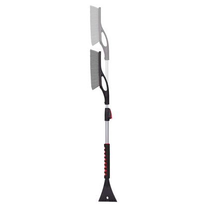 Balai à neige télescopique 46 po avec poignée en mousse