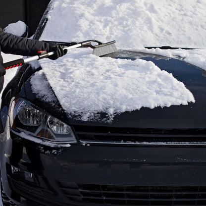 Balai à neige télescopique 46 po avec poignée en mousse