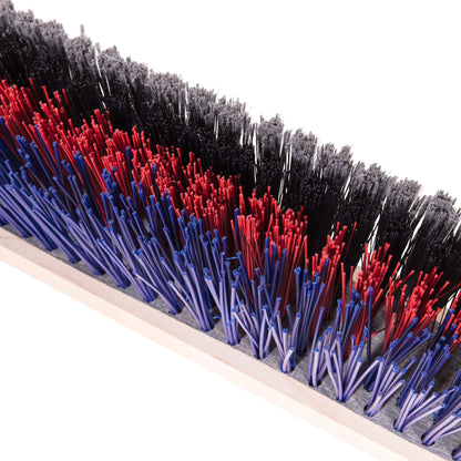 Powr push broom, max efficiency, 24", rough surface