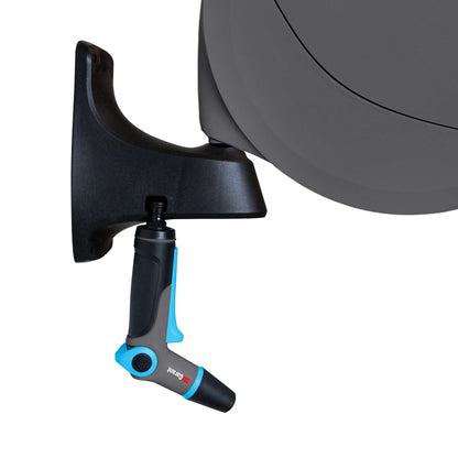 100-ft Retractable Wall-Mounted Hose Reel with Spray Nozzle