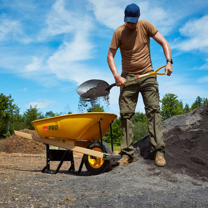 Brouette cuve en acier, 5 pieds cubes