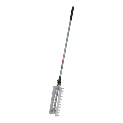 Level rake, landscaping, folding head/hdle aluminum, lh, Garant Pro