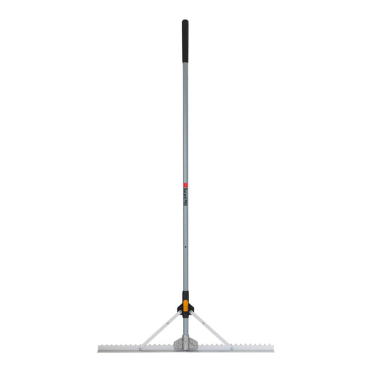 Râteau pour paysagiste, tête pliable et manche aluminium, lh, Garant Pro