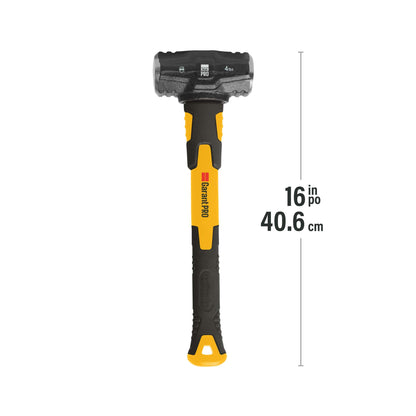 4 lbs sledge hammer, fiberglass handle