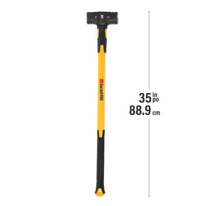 Masse 6 lb, manche en fibre de verre