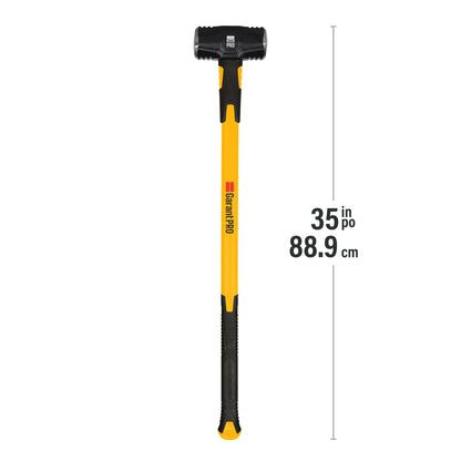 Masse 8 lb, manche en fibre de verre