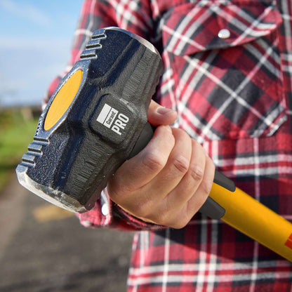 8 lbs sledge hammer, fiberglass handle