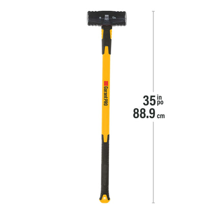 Masse 12 lb, manche en fibre de verre
