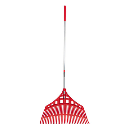 Leaf rake, 30" polypro ultralight leaf rake, ergo aluminum handle, Garant