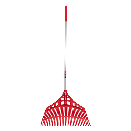 Leaf rake, 30" polypro ultralight leaf rake, ergo aluminum handle, Garant