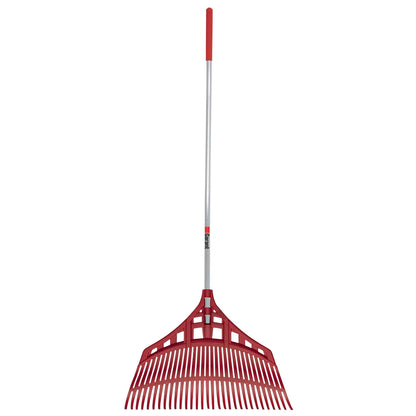 Leaf rake, 30" polypro ultralight leaf rake, ergo aluminum handle, Garant