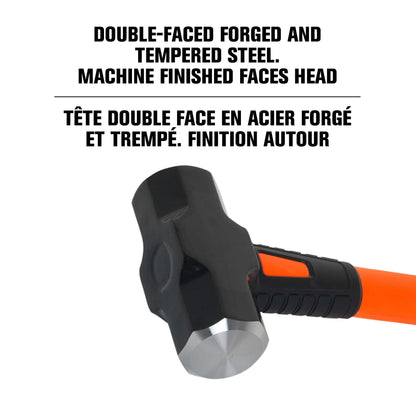 6 lbs sledge hammer, fiberglass handle