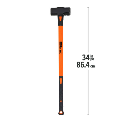 Masse 10 lb, manche en fibre de verre
