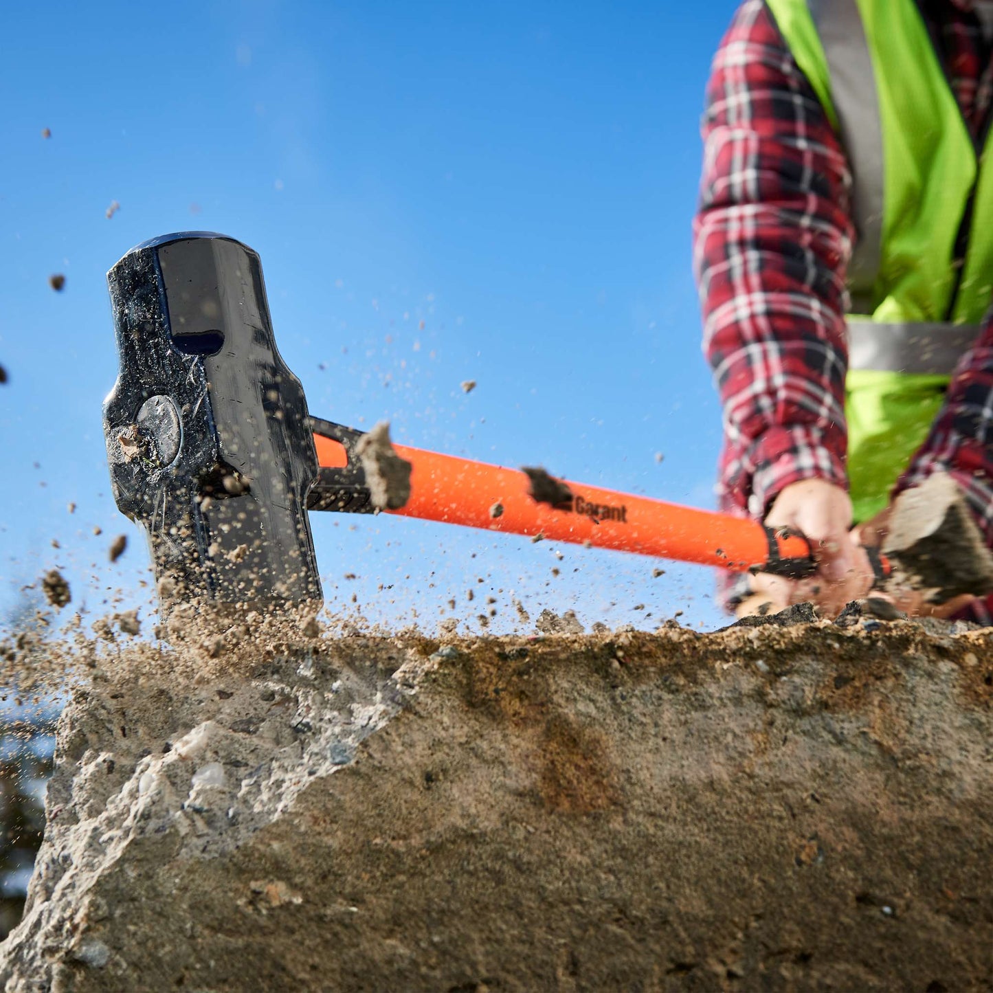10 lb sledge hammer, fiberglass handle