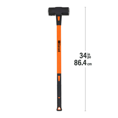 Masse 12 lb, manche en fibre de verre
