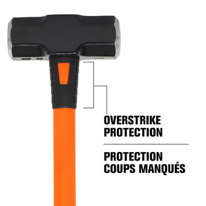 Masse 12 lb, manche en fibre de verre