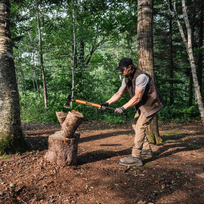 6 lbs splitting maul with fiberglass handle