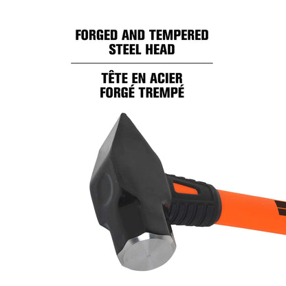 Marteau forgeron 3 lb, manche en fibre de verre