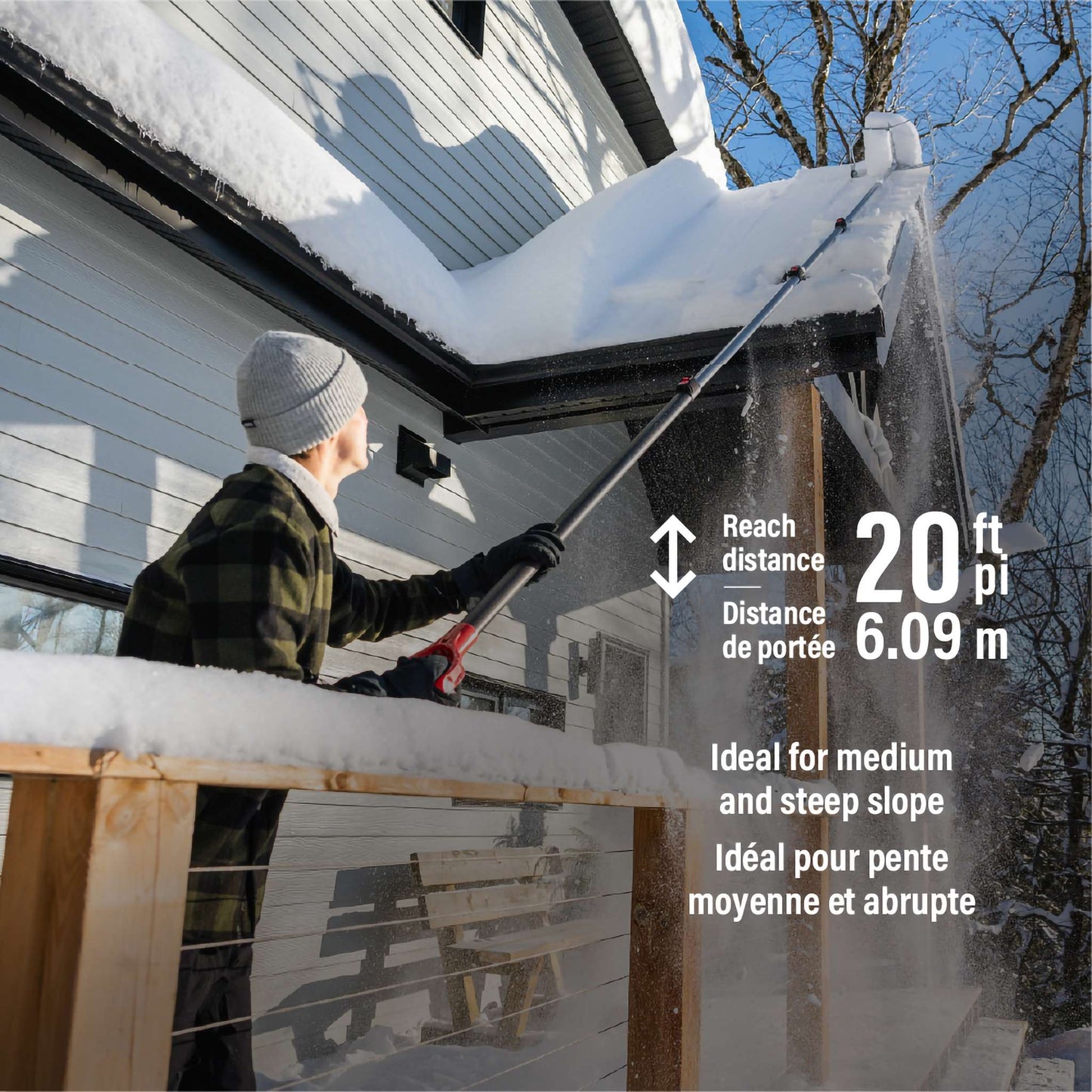 Gravity Telescopic Roof Rake