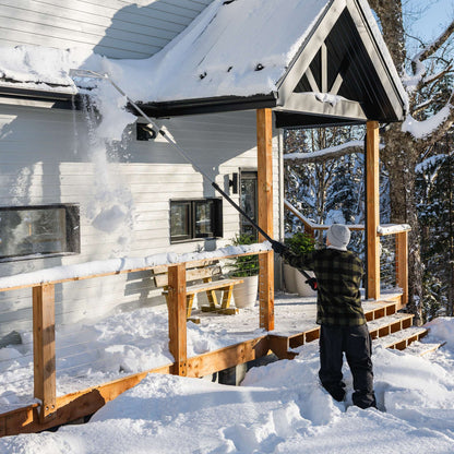 Gratte à toiture télescopique en aluminium