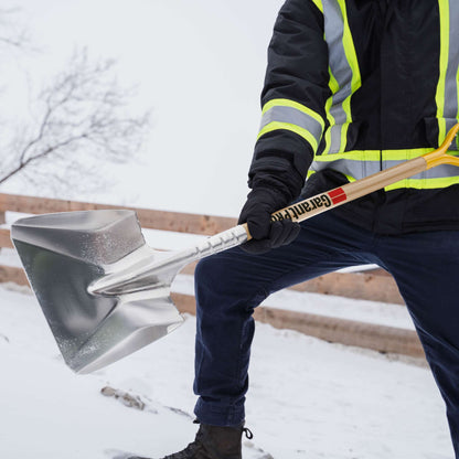 11.5" Snow Shovel with Aluminum Blade