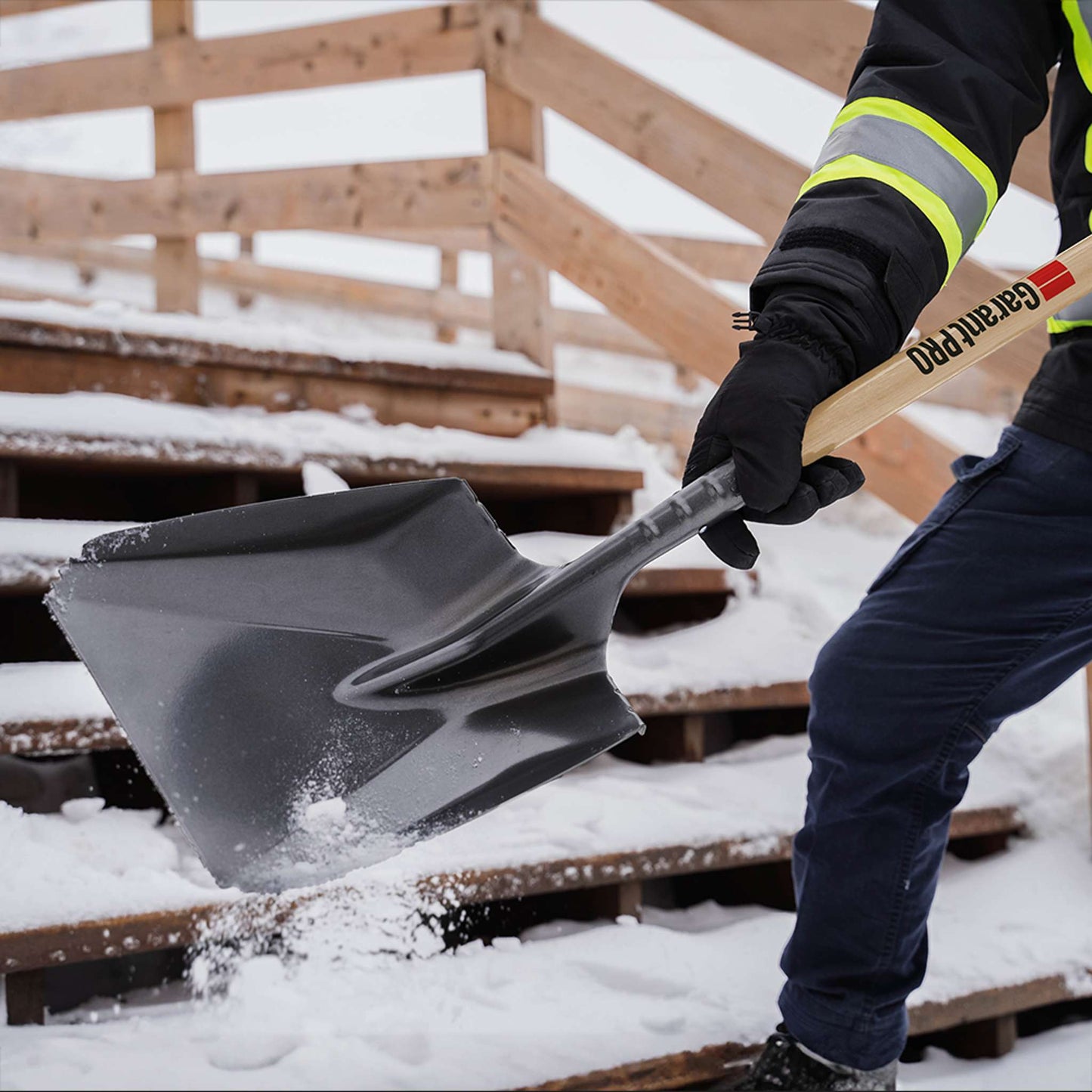 11.7" industrial grade snow shovel