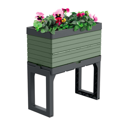 Modular Garden Starter Set with 3 Planters and 2 Legs
