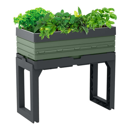 Jardin modulaire ensemble avec 2 bacs et 2 pattes