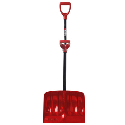 Pelle-grattoir à neige ergonomique 19,5 po en aluminium à double poignée