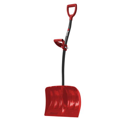 Pelle-grattoir à neige ergonomique 19,5 po en aluminium à double poignée