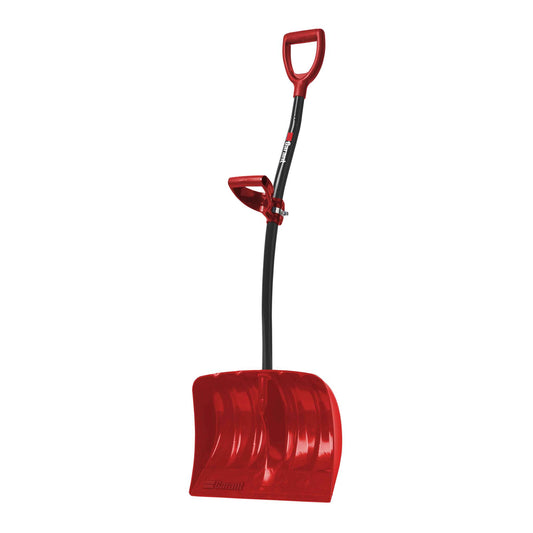 19.5" Ergonomic Aluminum Snow Pusher with Dual Handle