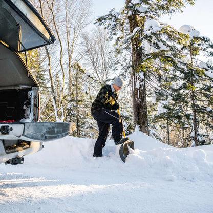 Pelle-grattoir à neige 19,5 po avec manche en fibre de verre