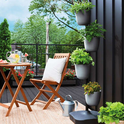Jardinière urbaine, gris