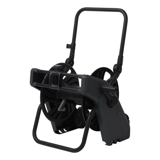 Chariot-dévidoir avec manche pliable