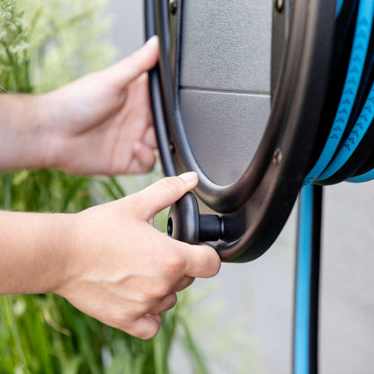 Wall-Mounted Retractable Hose Reel