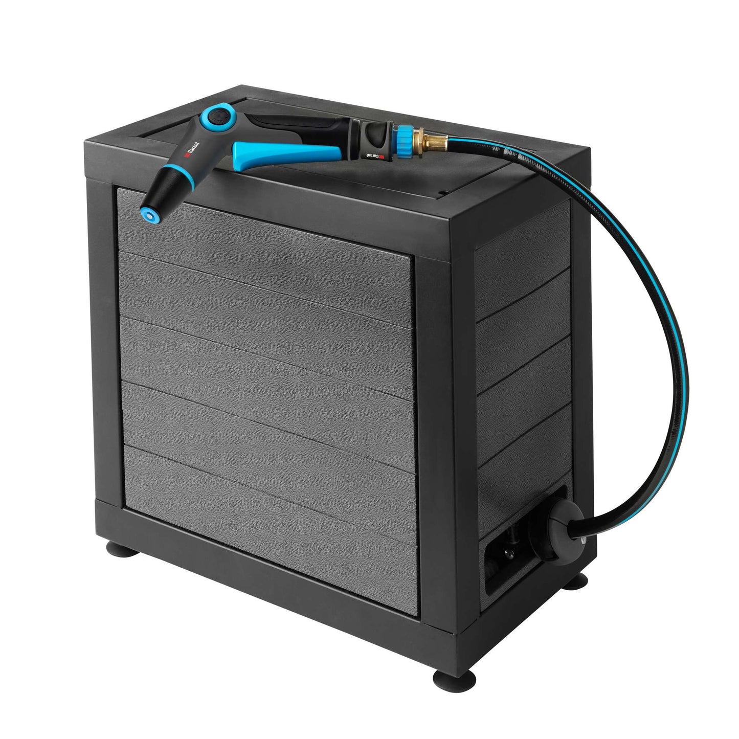 Hose Reel with Accessories, Automatic Retraction System