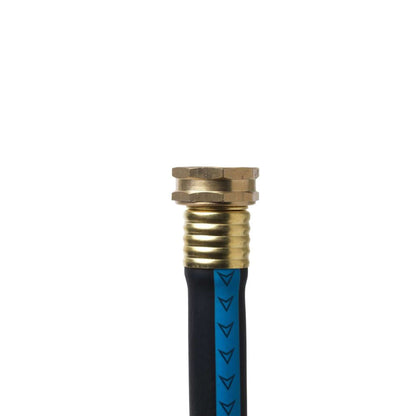 Tuyau d'arrosage anti-torsion avec raccord en laiton 50 pi (15 m)