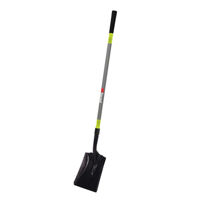 Long-Handle Square Shovel with Reflective Strips