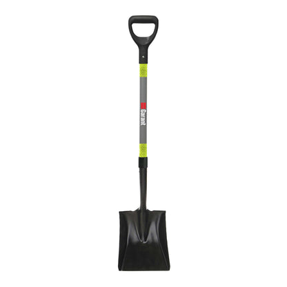 Square Point Fiberglass Shovel with D-Grip Handle