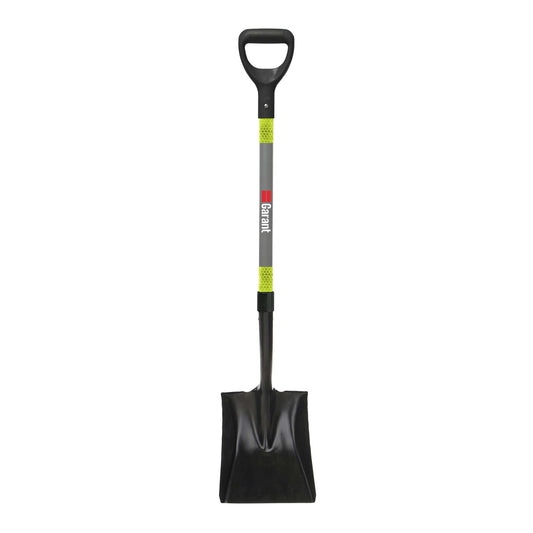Square Point Fiberglass Shovel with D-Grip Handle