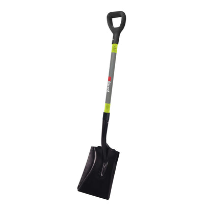 Square Point Fiberglass Shovel with D-Grip Handle