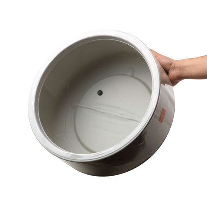 Jardinière Gavin 15 po avec lignes géométriques