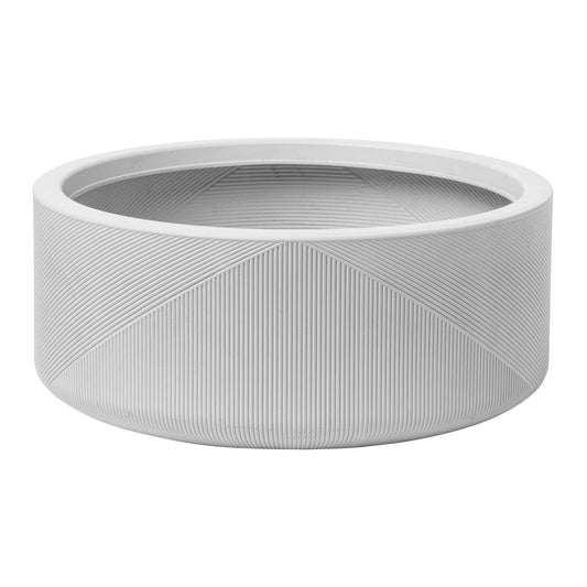 15" Gavin Planter with Geometric Lines