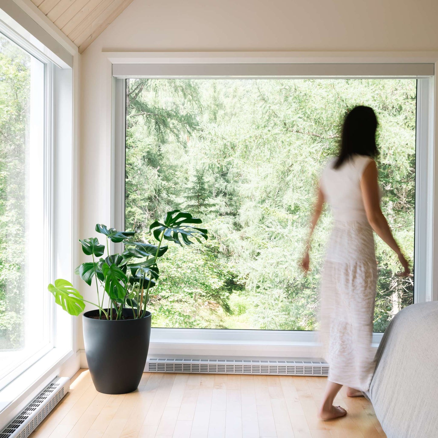 Jardinière urbaine 16 po avec fini mat