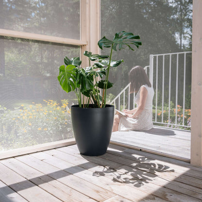 Jardinière urbaine 16 po avec fini mat