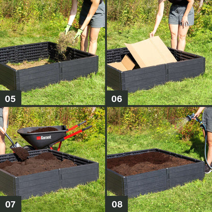 Jardin surélevé modulaire 8 panneaux