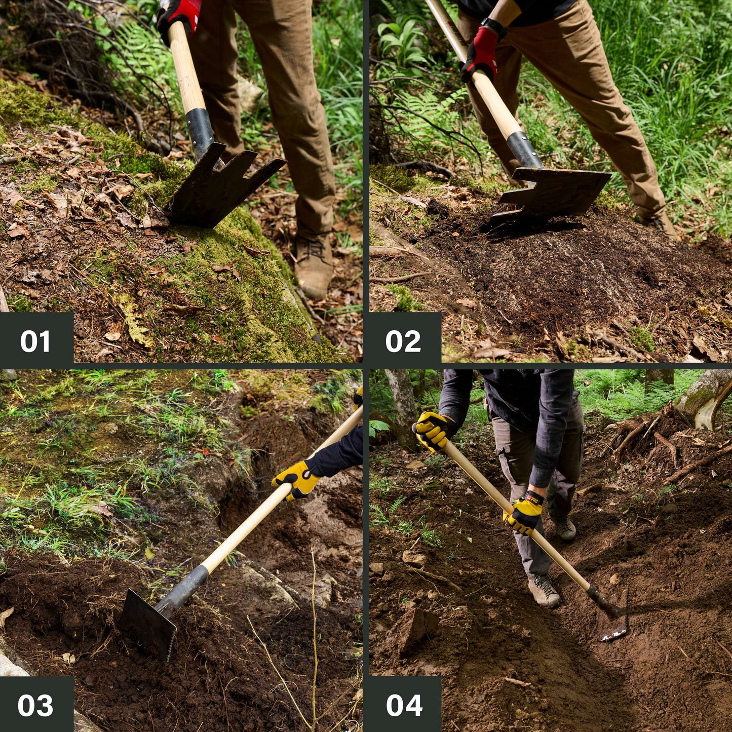 Binette de sentier, 3-en-1