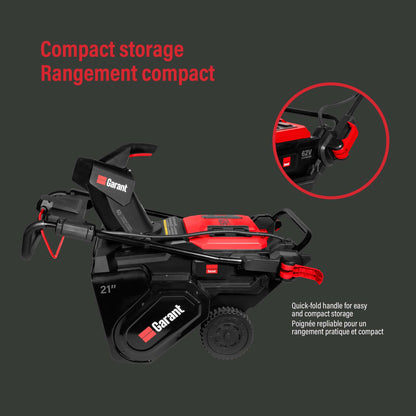 21'' Cordless Electric Snow Blower