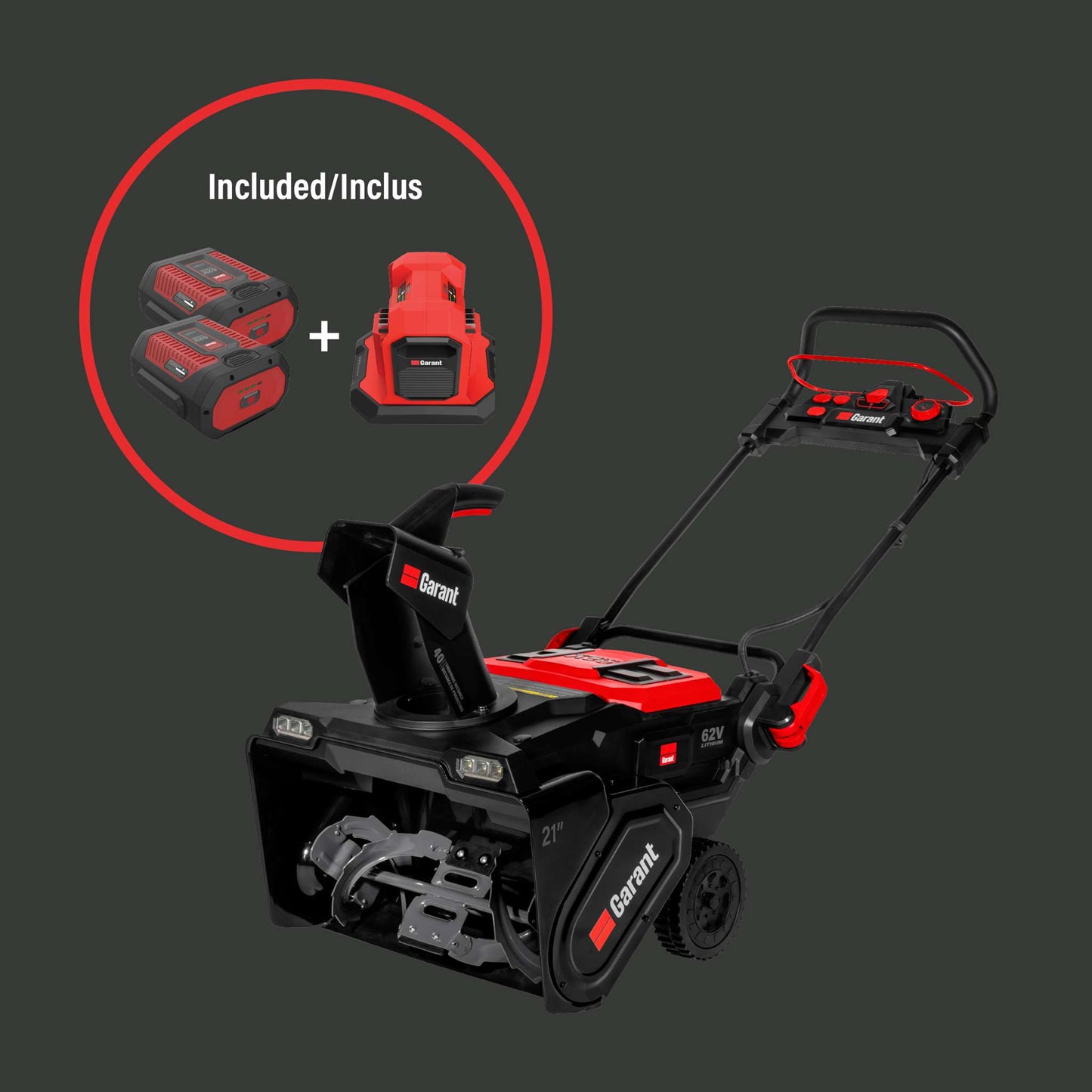 21'' Cordless Electric Snow Blower